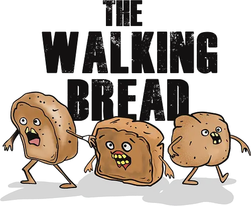 the walking bread - bread, brot, zombie, mashup, Wordplay