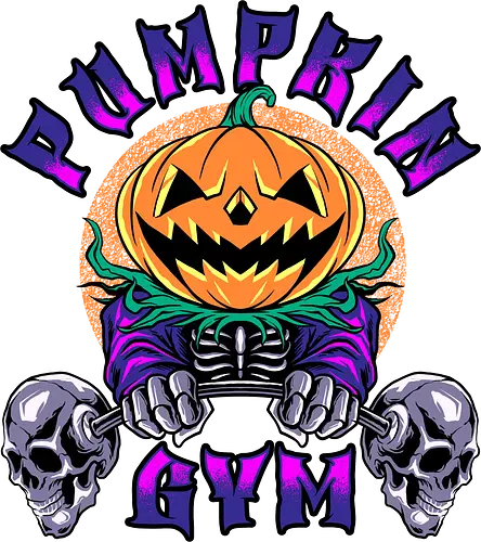 pumpkin gym - pumpkin, kürbis, jack-o-lantern, halloween, gym