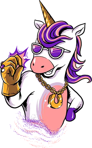 snap it - unicorn, Bling bling