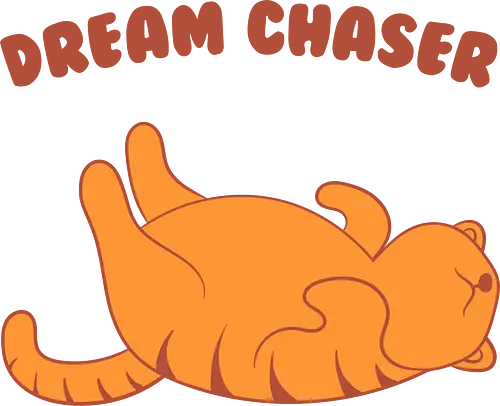 Dream Chaser - Cozy, cat, sleepy