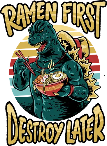 ramenzilla - ramen, noodles, Kaiju