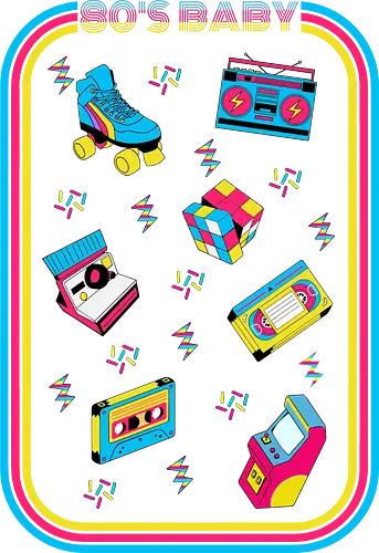 80's Baby - 80s, retro, youth, VHS, Photography