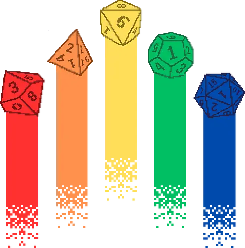 Pixel RPG Dice - pixel, dice, würfel, pen and paper, rpg