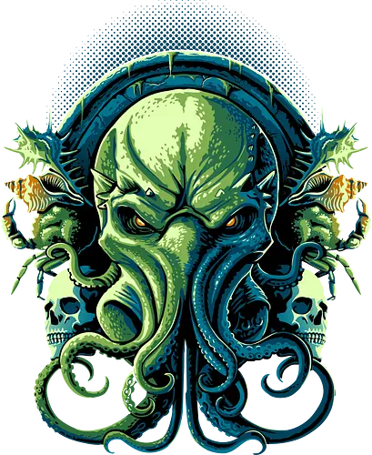 HORROR FROM THE DEEP - lovecraft, cthulhu, necronomicon, monster, deep, horror