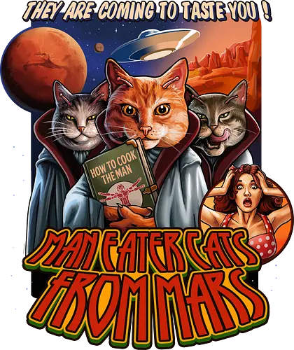 Cats From Mars - cat, katze, mars, alien