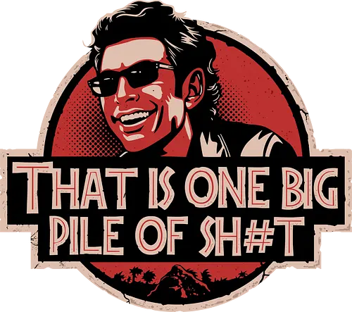 Big Pile of S... - jurassic, park, ian malcolm, 90s