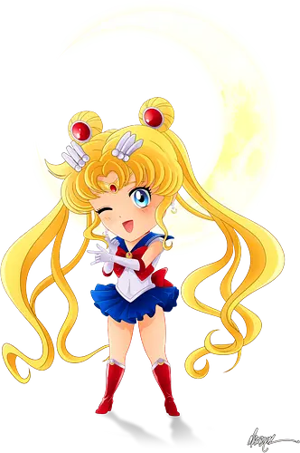 CHIBI MOON - sailor, moon, chibi, Magical Girl