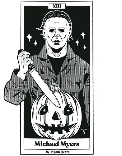 Michael Tarot - halloween, Michael, slasher, horror