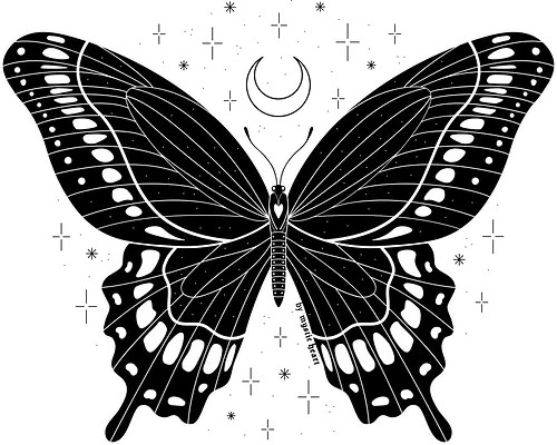 Mystical Butterfly - Butterfly, Schmetterling, witch