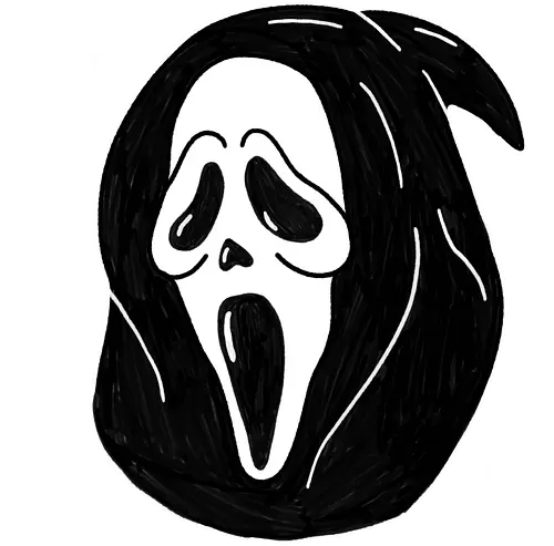 Kawaii Ghostface - maske, ghost, scrm