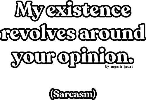 Sarcastic quote - quote, Sarcasm, Sarkasmus