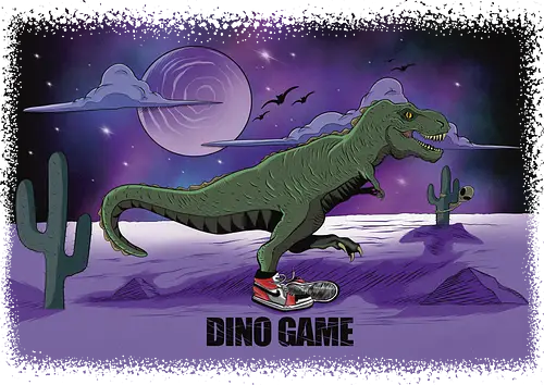 Dino Game - dinosaur, alien, space