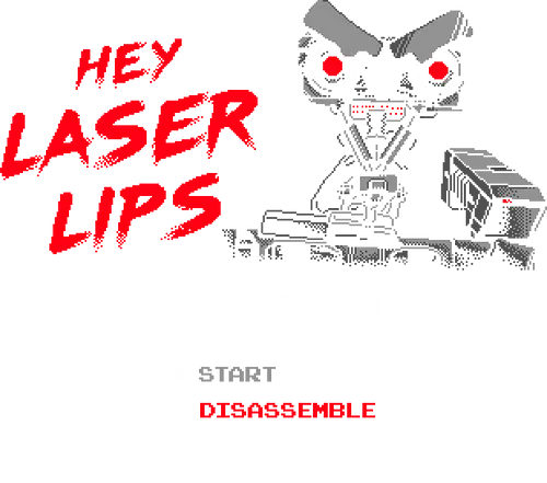 Laser Lips - movie, robot, No.5, 80s, retro, gaming, mashup