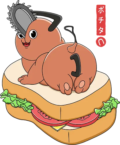 Morning Sandwich - chainsaw, dog, anime, manga, Sandwich Morning Sandwich - chainsaw, dog, anime, manga, Sandwich
