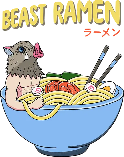 Beast Ramen - demon, slayer, ramen, beast Beast Ramen - demon, slayer, ramen, beast