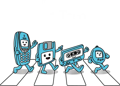 The Old Tech - retro, Tech, mashup