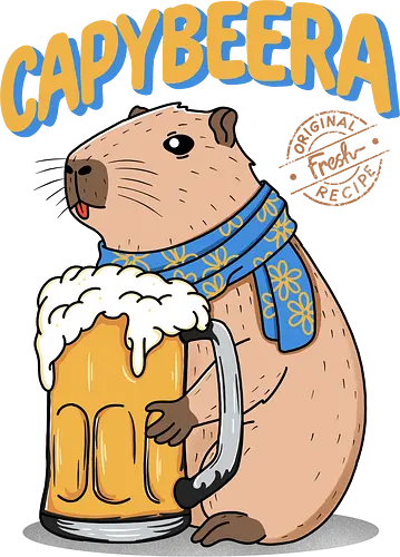 Capybeera - Capybara, beer, bier