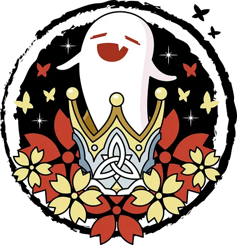 Crowned Ghost - impact, ghost, cute, gaming