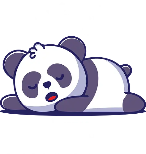 busy dreaming - panda, traum, dream