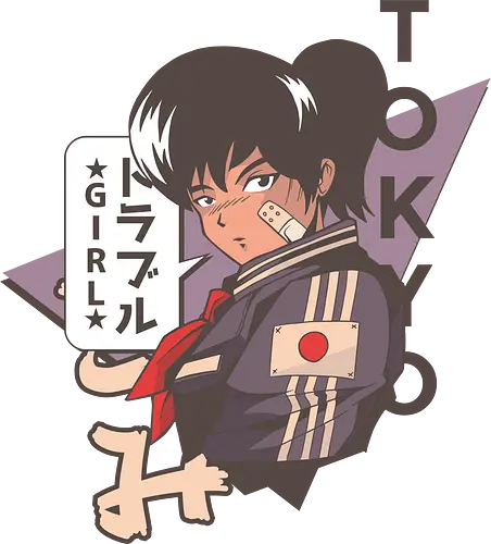 Tokyo Anime Girl - manga, japan Tokyo Anime Girl - manga, japan