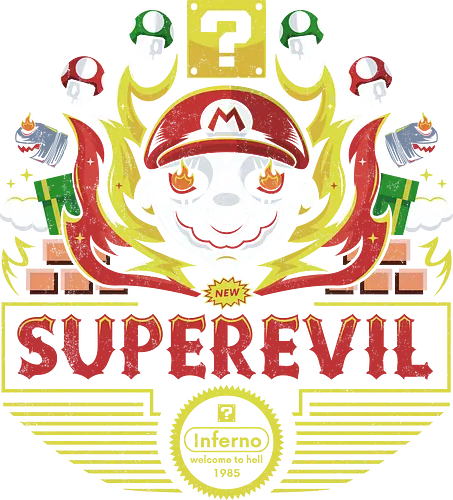 Super Evil Inferno - mario, evil, gaming