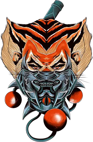 Samurai Tiger - thundercats, cartoon, samurai, 80s, tiger