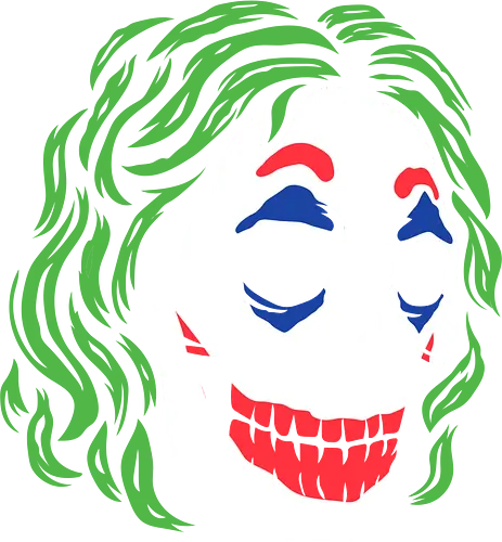 Joker Skull - clown, comic, villain, skull