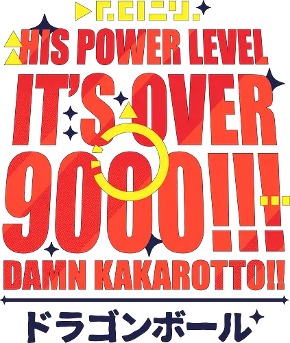 IT'S OVER 9000!!! - dragon, ball, power, over 9000, anime, manga