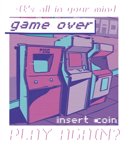 Arcade Vaporwave - gaming, arcade, retro, retrogames, Vapor Wave, 80s