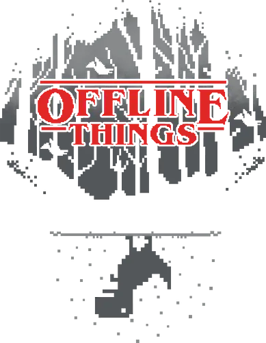 Offline Things - offline, stranger, things, dino, mashup