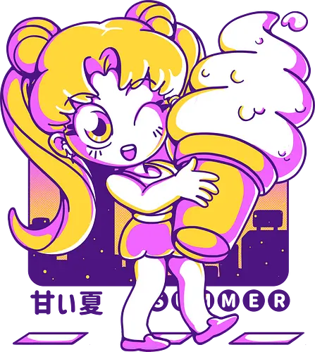 Sweet Summer - sailor, moon, summer, Magical Girl, icecrm Sweet Summer - sailor, moon, summer, Magical Girl, icecrm