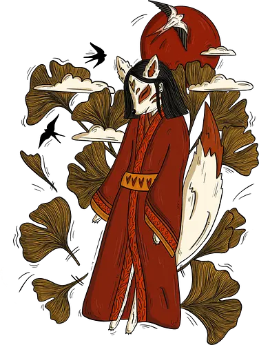 Kitsune - kitsune, japan, fuchs, fox, spirit, nippon