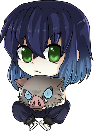 Inosuke - anime, manga, Slayer, chibi, kawaii Inosuke - anime, manga, Slayer, chibi, kawaii