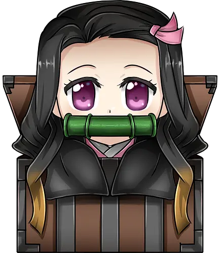 Nezuko - anime, manga, chibi, Slayer