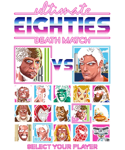 Eighties Death Match III - pixelart, retro, game, match