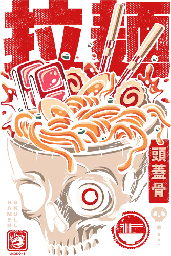 Skull Ramen Noodles - Ramen