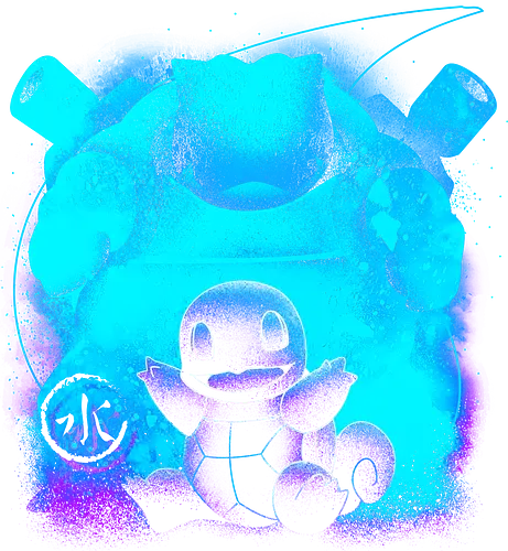 Negative water - Starter, Turtle Negative water - Starter, Turtle